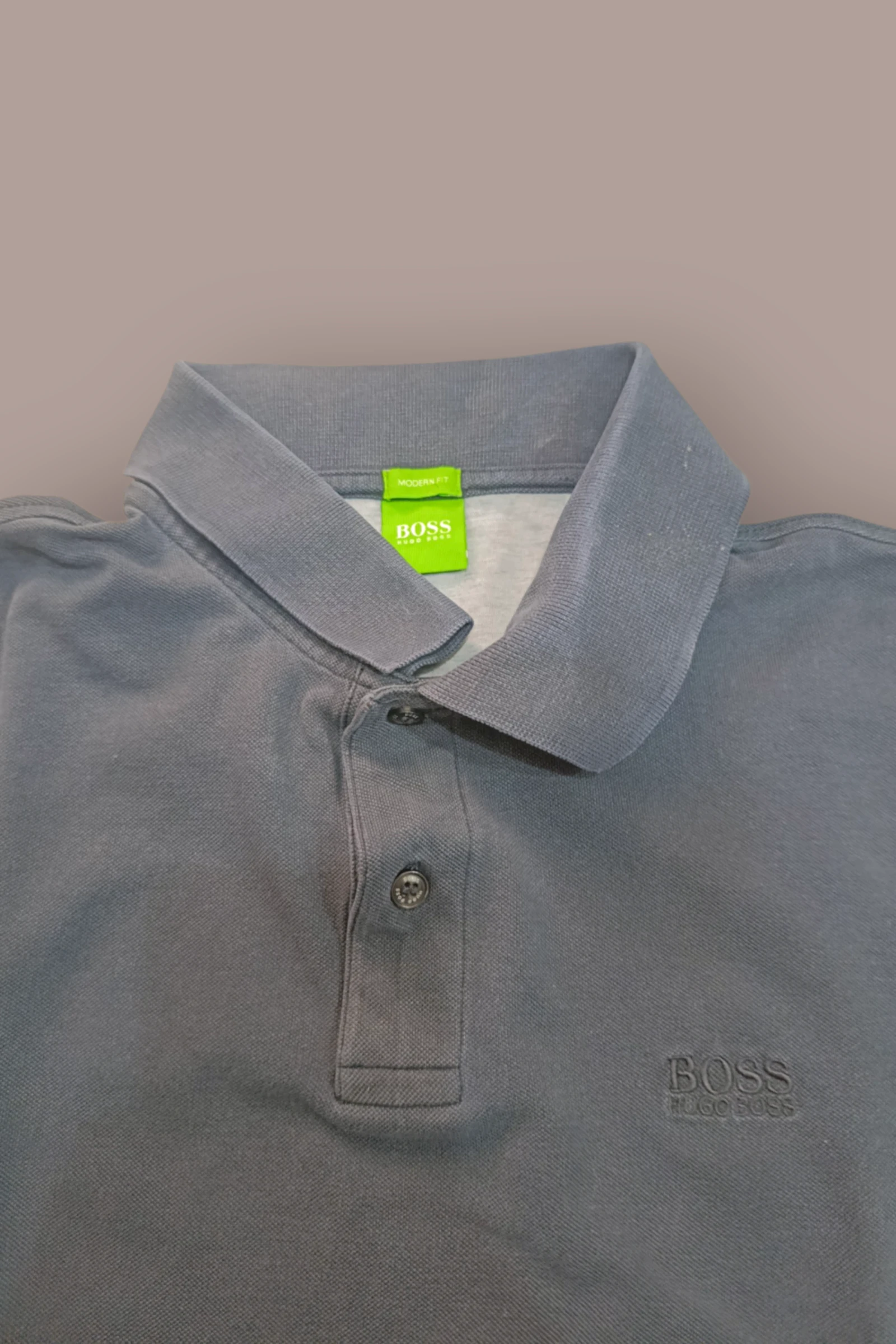 | Polo Hugo Boss Homem | Cor Azul Marinho | Manga Curta | Tamanho G | – photo 3
